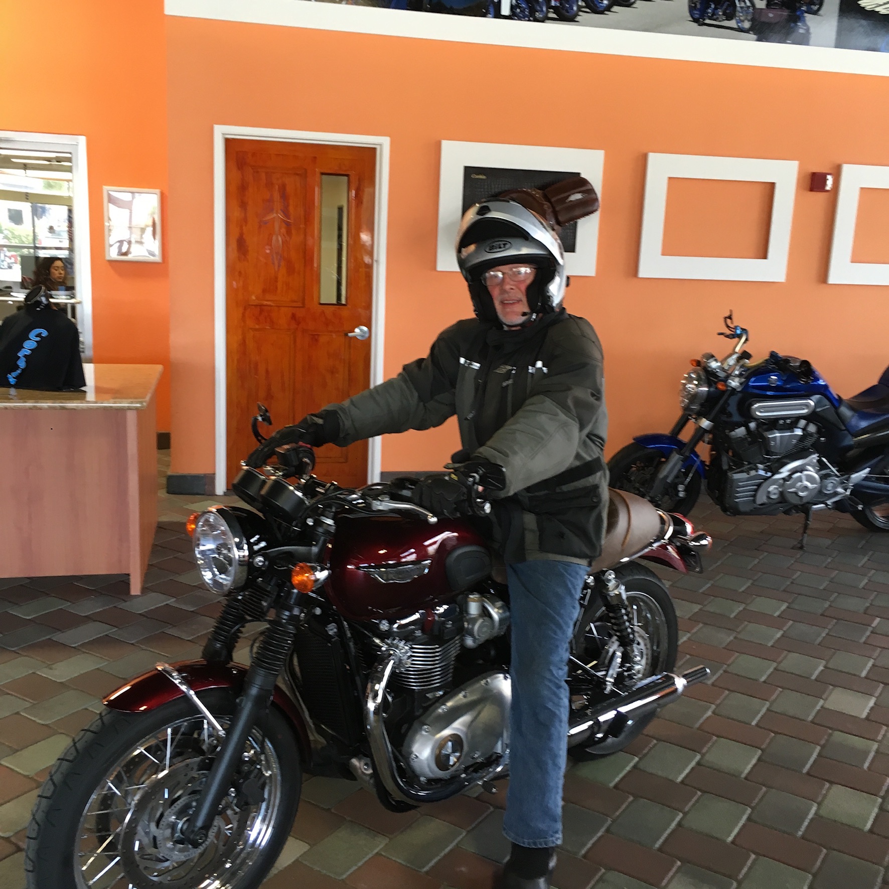 Dan and Mike at Corbin factory